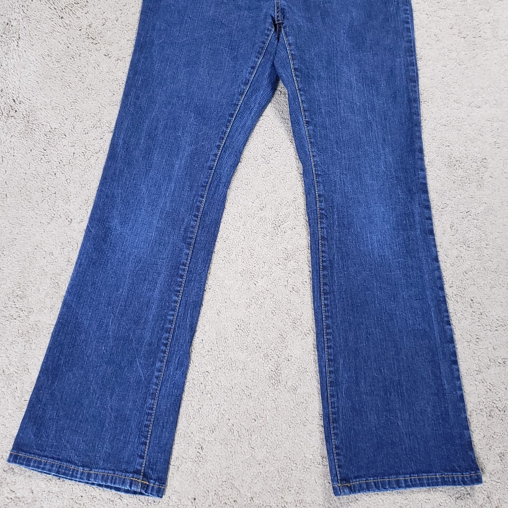 Vintage Y2K Polo Ralph Lauren Bootcut Jeans Women 6 (28x28) Blue RL Flag Western - Picture 4 of 10